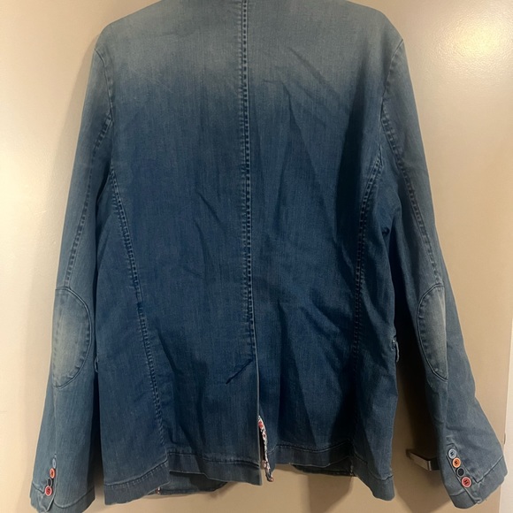 Denim sport coat size 54 - Picture 3 of 6